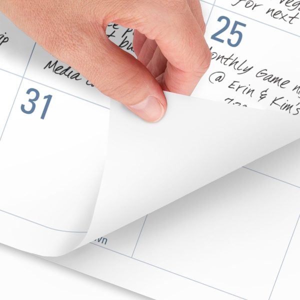 AT-A-GLANCE 2025 Desk Calendar, Desk Pad, 21-3/4" x 17", Large, Ruled Blocks, Monthly (SK250025) - Image 3