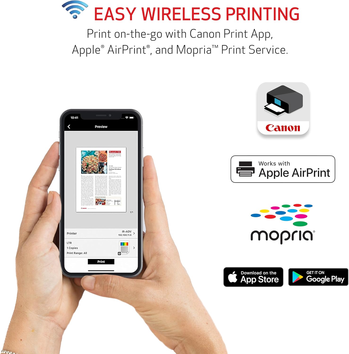 Canon PIXMA TR4720 All-in-One Wireless Printer, Home Use with Auto Document Feeder, Mobile Printing and Built-in Fax, Black - Image 8